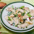 Pierożki z dynią i suszonymi pomidorami
