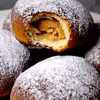 Pieczone FIT pączki z masłem orzechowym