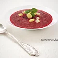 Pyszna zupa krem z buraków z ziemniakami