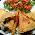 Quesadillas z kurczakiem i pieczarkami
