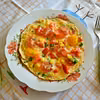 Zdrowy, kolorowy omlet
