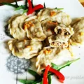 Pierogi z mięsem i kapustą
