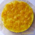 Torcik jogurtowy bez pieczenia z mango