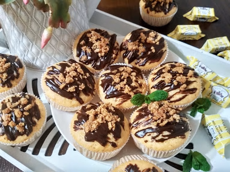 Muffinki z krówkami.