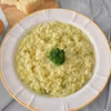 Kremowe risotto z brokułami