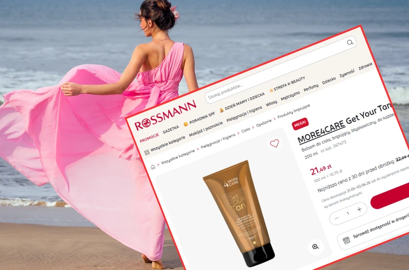 Ten balsam z Rossmanna za 21 złotych znika z półek! Boska opalenizna bez smug i godzin leżenia na słońcu