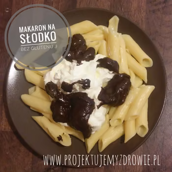 Makaron bezglutenowy na słodko