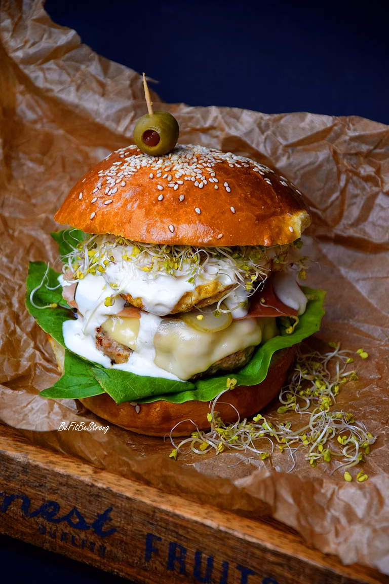 Domowe FIT burgery z indyka