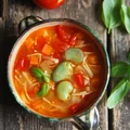 Minestrone z bobem