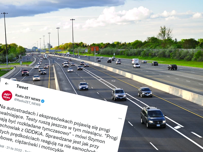 Progi zwalniające na autostradach? GDDKiA komentuje!