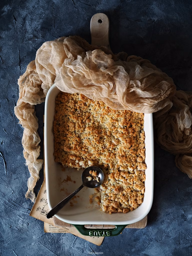 Crumble rabarbarowe