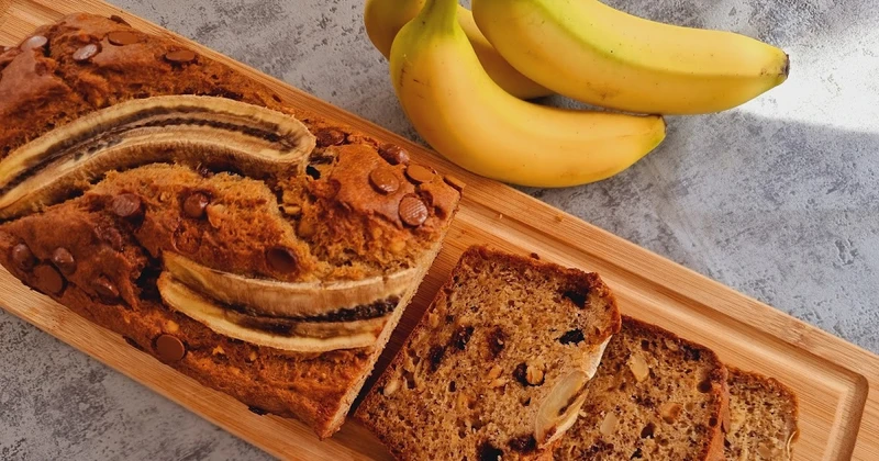 Bananowy chlebek - prosty i szybki