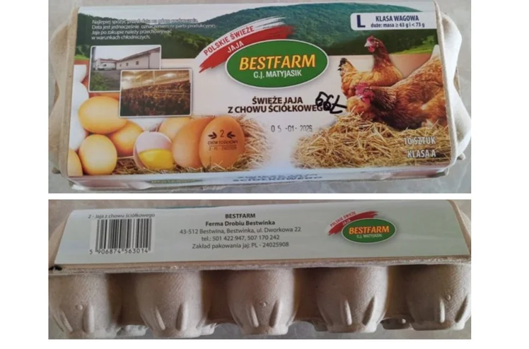 Zdjęcie Uwaga! Jajka wycofane ze sprzedaży - GIS ostrzega przed bakterią w treści i na skorupce - skutki mogą być poważne #1