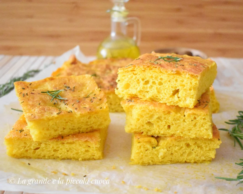 Focaccia z dynią i rozmarynem