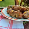 Ruloniki z mięsa mielonego na grillu