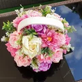 DIY Flower box ze sztucznych kwiatów
