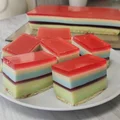 Tęczowy sernik z serków homogenizowanych