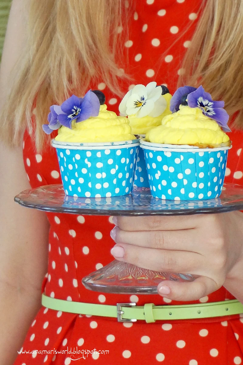 Muffiny z cytrynowym kremem na Dzień Mamy