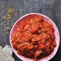 Pasta z papryk i bakłażanów