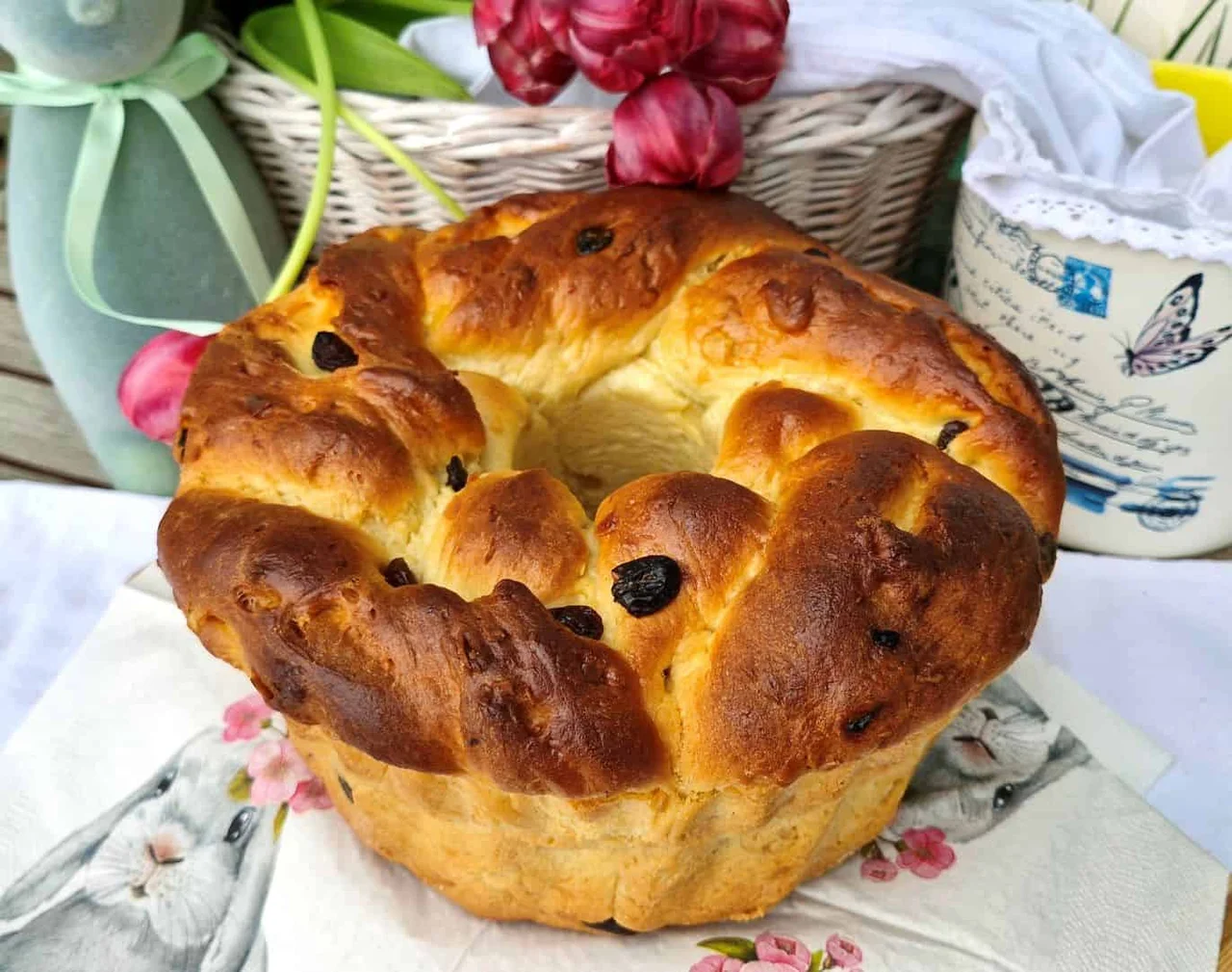 Babka drożdżowa na krupczatce