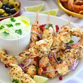 Greckie souvlaki (szaszłyki) z kurczaka