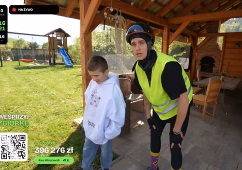 Łatwogang wrócił z nową akcją! Transmisję oglądają tysiące Polaków