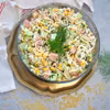 Lekka sałatka z łososiem i makaronem orzo