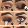 Matowe smokey eyes