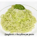 Spaghetti z bazyliowym pesto