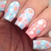 Manicure w kropki