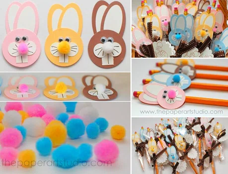 Króliczki wielkanocne - dekoracje