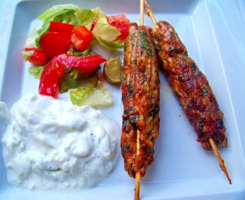 Shish kebab z grilla