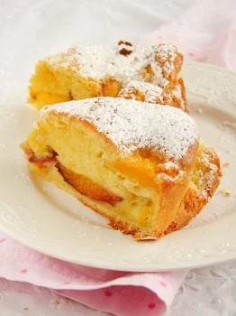 ciasto z brzoskwiniami