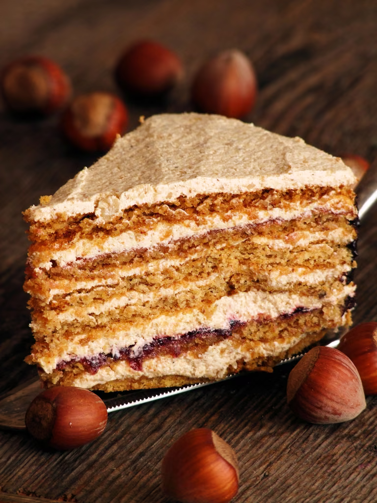 rumuński tort orzechowy