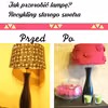 DIY recykling ubrań, jak zmienić abażur?