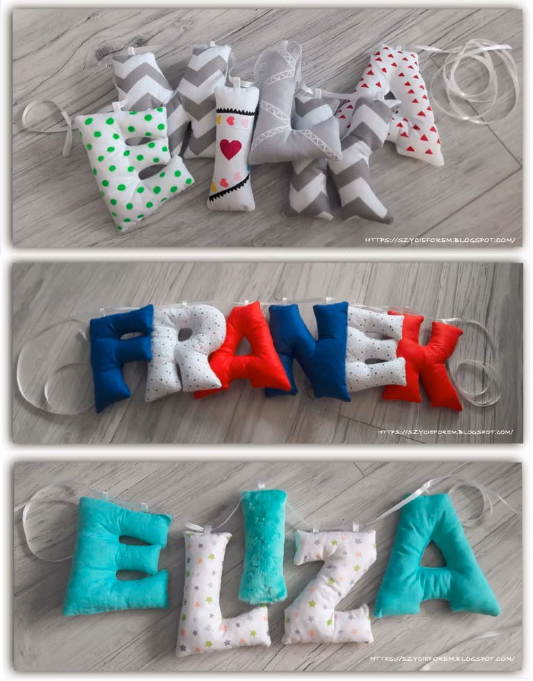 DIY - literki 3D!