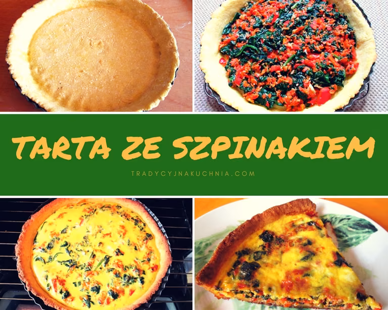 Tarta ze szpinakiem