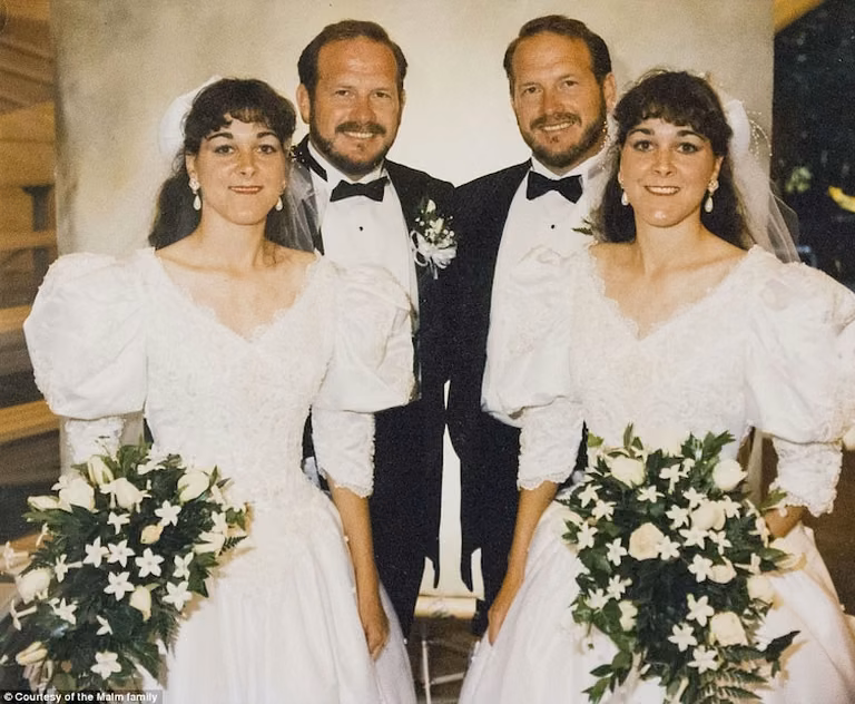 Historia identycznych bliźniąt, którzy poślubili identyczne bliźniaczki