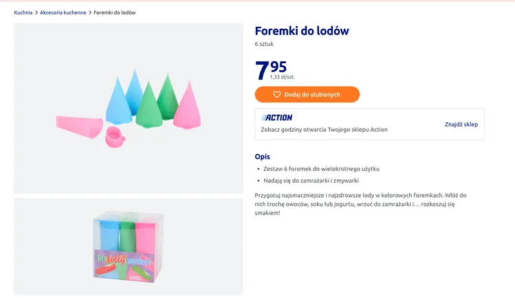 Zdjęcie Te foremki do lodów z Action to hit lata! Za 7,95 zł robisz lody bez cukru i chemii #1