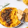 Pasta z dyni i koziego sera