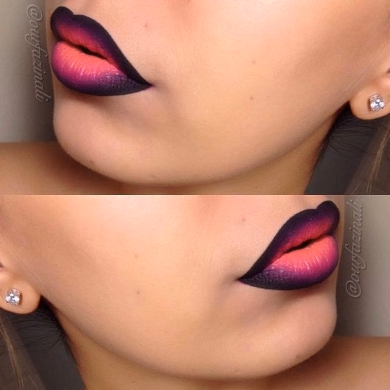 Usta ombre