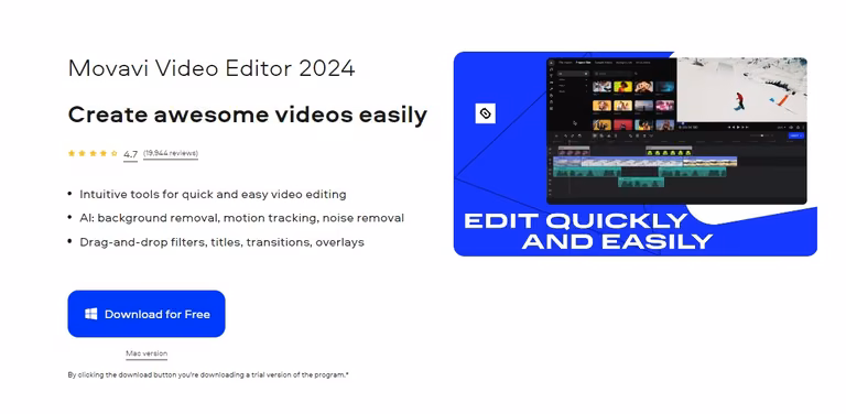 Movavi Video Editor Review 2024: Idealna alternatywa dla iMovie dla Windows?