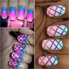 Kolorowy manicure w paseczki