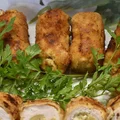 Roladki z marynowanymi pieczarkami