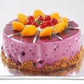 Torcik z owocami