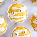 Dyniowe muffinki mumie
