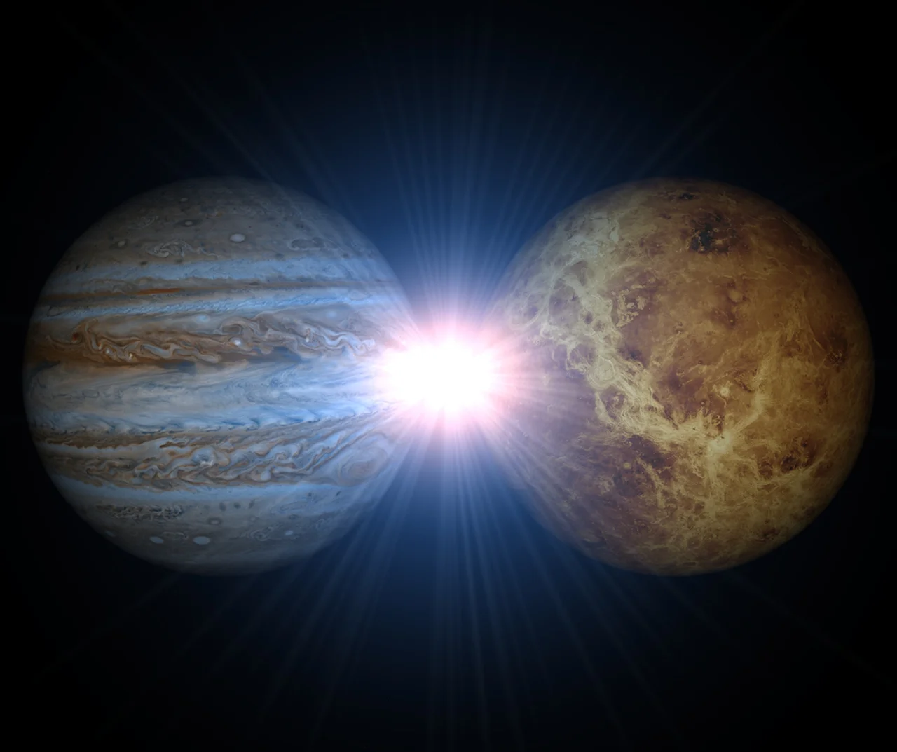 Koniunkcja Wenus i Jowisza! Zaskakujące zjawisko na niebie.