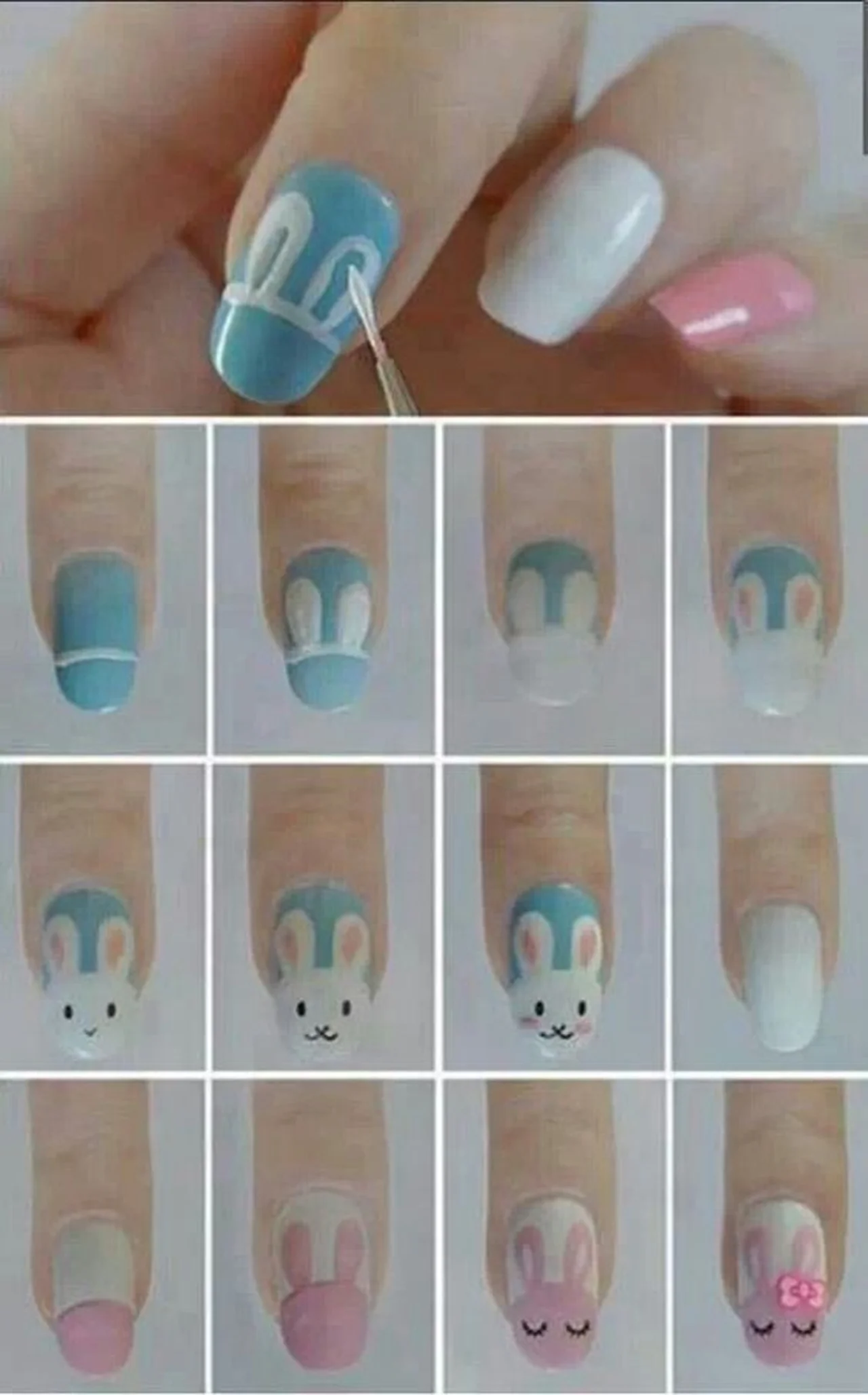 Manicure na Wielkanoc