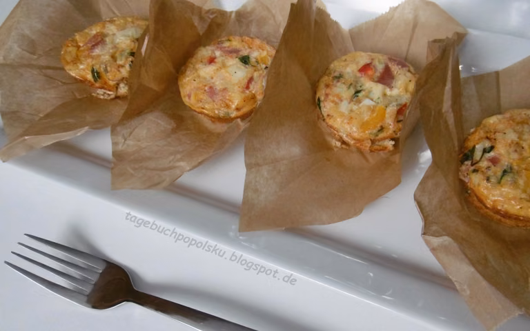Muffiny na słono (śniadaniowe)