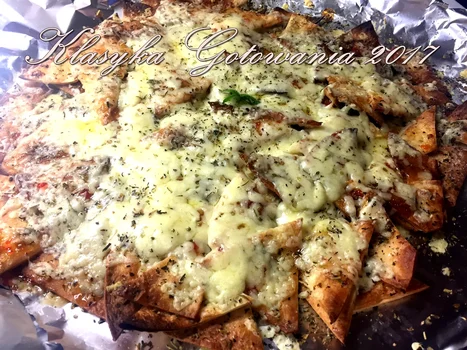 Cheesy nachos - domowe nachos z serem